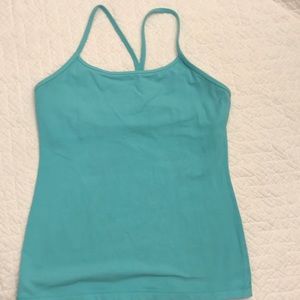 Lululemon Power Y size 10 Angel Blue